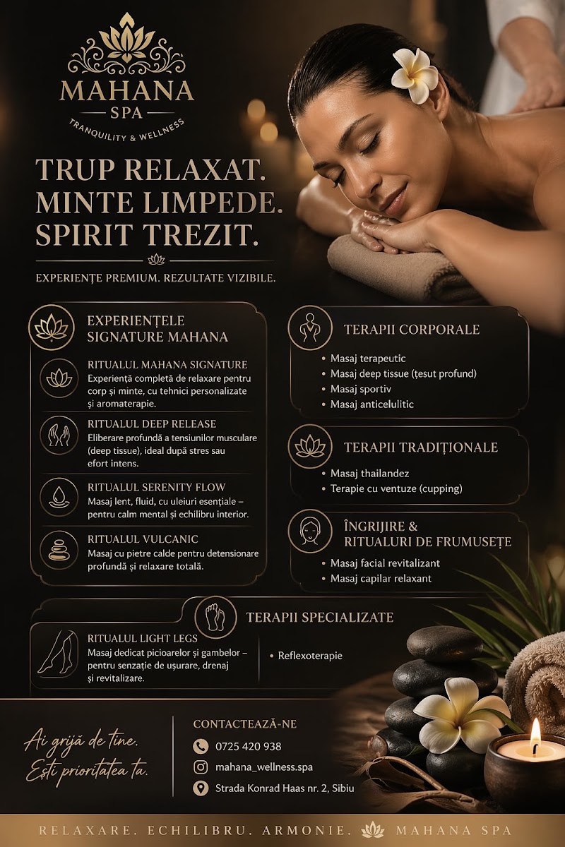 Mahana Wellness Spa, massage spa in Sibiu, Romania, photo 2 of 10